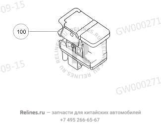 Рычаг стояночного тормоза в сборе - 35081***N01A