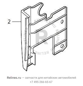 Дефлектор радиатора левый