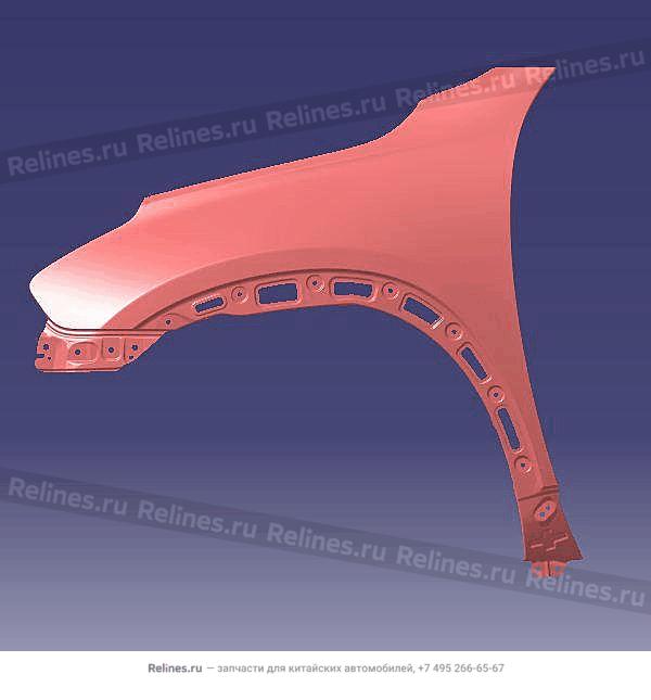 Крыло переднее левое