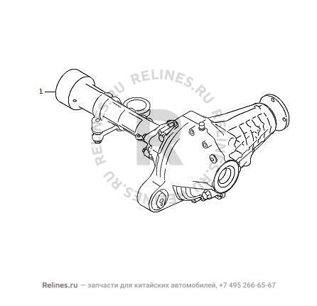 Редуктор передний и дифференциал в сборе