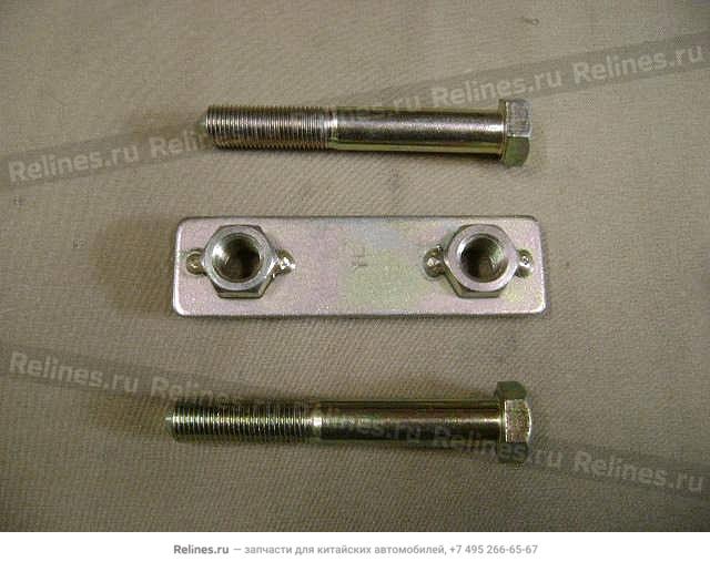 Nut w/conn plate assy(square nut panel)