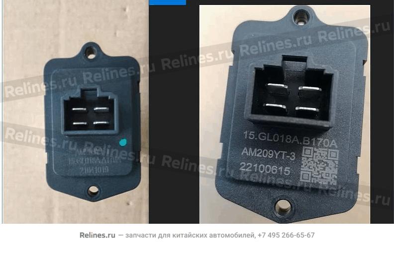 Модуль регулировки скорости вентилятора отопителя