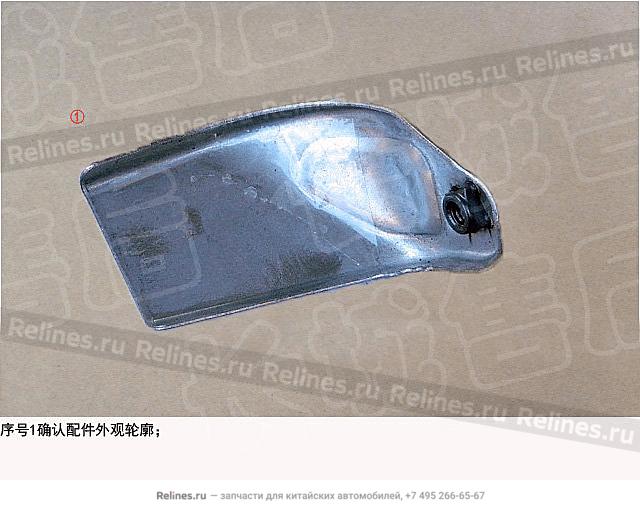 FR fender RR LWR mounting brkt weldment, - 54019***Y00A