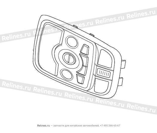 Светильник потолочный в сборе
