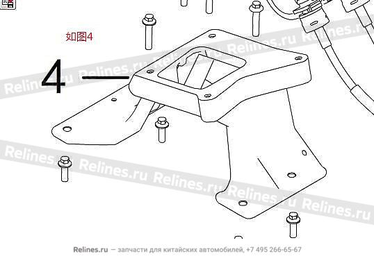 Control device brkt assy transmission control device brkt assy transmission control device brkt assy - 17030***Y00A