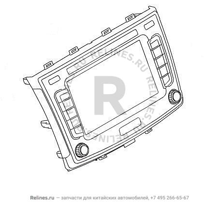 Multimedia player panel assy - 79011***Z36B