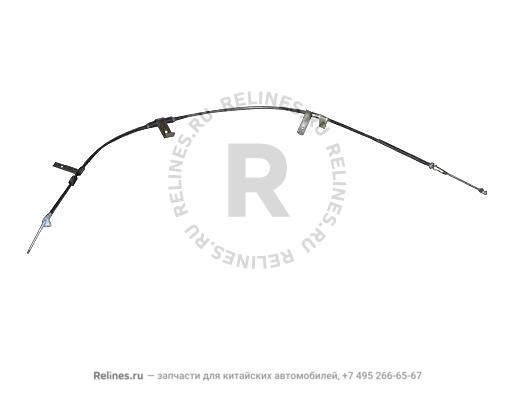 Трос ручного тормоза - B14-***100