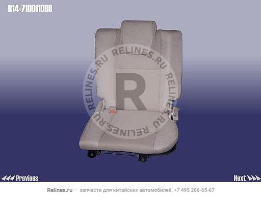 Seat assy-rr row LH