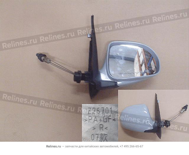 Door mirror assy RH(manual w/arabic) - 82020***00-B1