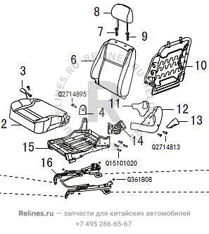 FR seat assy LH