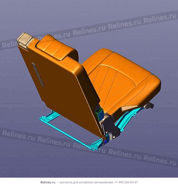 Сиденье левое третьего ряда с пряжкой T1D/T18 - 40200***AAABK