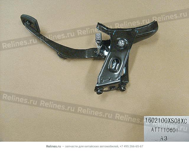 Clutch pedal assy - 16021***08XC