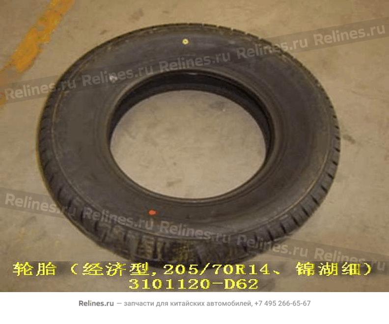 Tyre(economic 205/70R14 jinhu thin) - 3101***D62