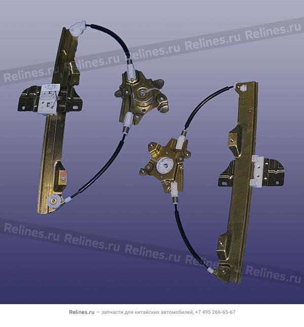 Glass regulator bracket-rr door LH - S18-6***30BD