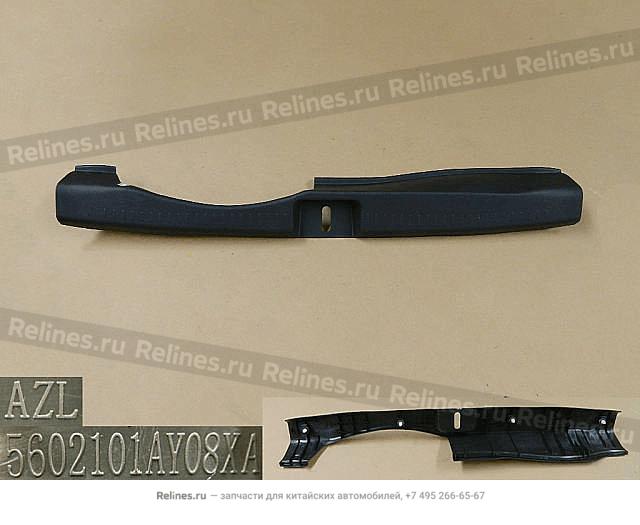 Guard plate-tail doorsill