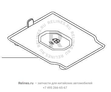 Armrest box cushion,secondary inst panel - 530504***64A86