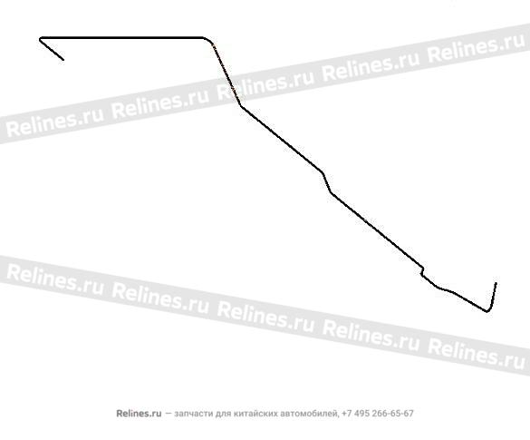 Outlet pipe-fuel tank - 1104***B24