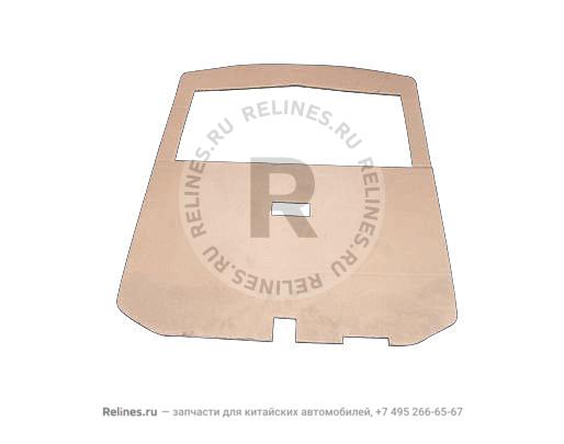 Plate assy - noise insulation (roof)