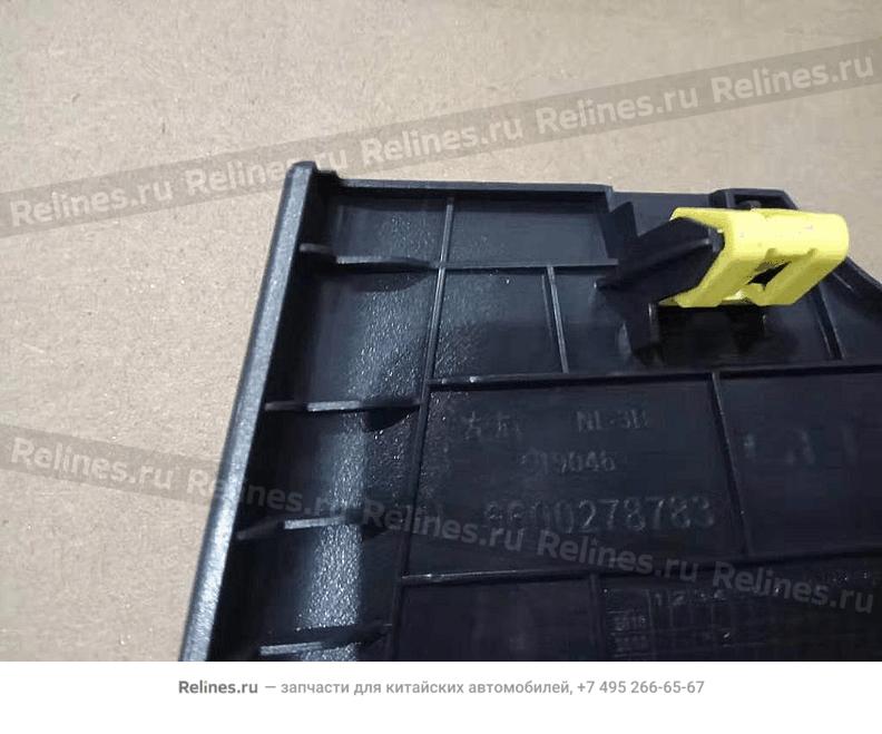 Handle cover assy-rr LH door INR - 60490***0742