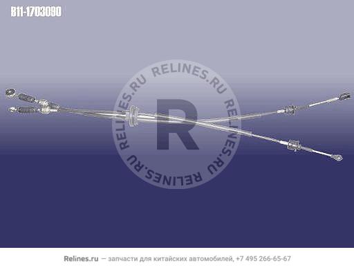 Трос КПП - B11-***090