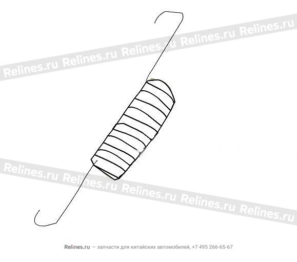 LWR guide spring-brake shoe - 35027***Z16A