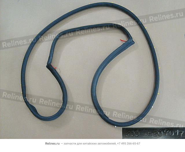 Rear door sealing strips LH - 62070***00XA