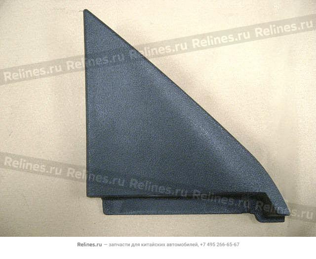 Triangular panel-door mirror LH