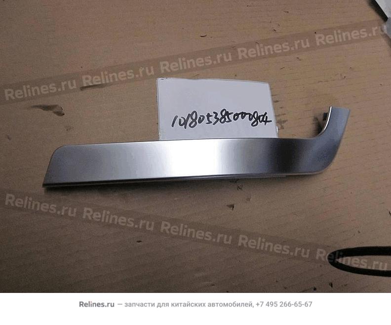 Inner handle trim plate,RR door - 101805***00804