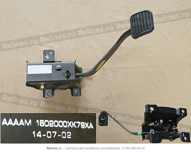 Педаль сцепления в сборе Hover H3 New (turbo) - 16020***79XA