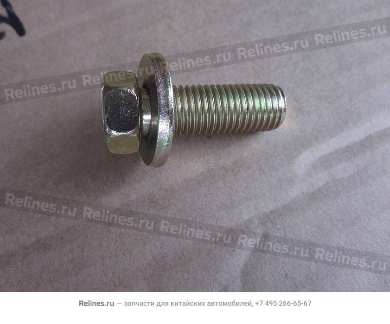 Hexagon head bolt & plain washer assy. - JQ1***028