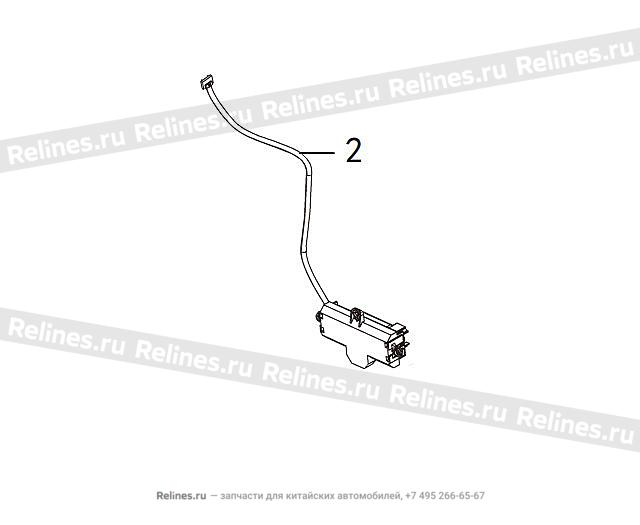 RR door glass regulator w/anti-proximity - 37464***W09B