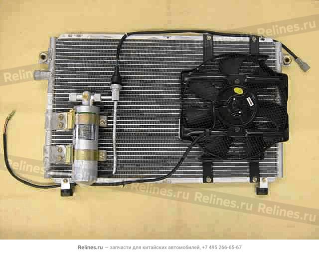 Condenser assy(w/elec fan)