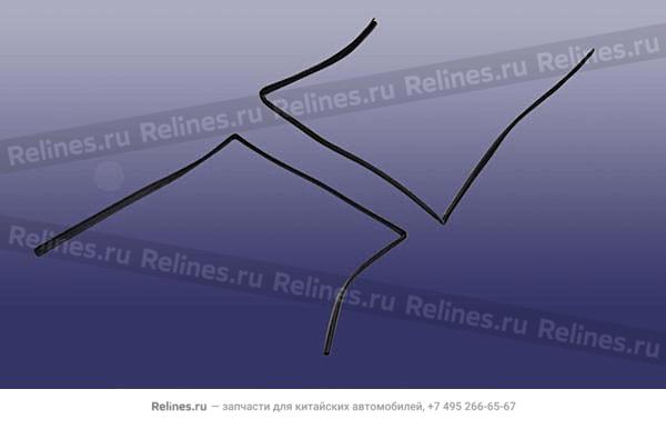 Уплотнитель стекла двери передней правой - T11-6***20PF