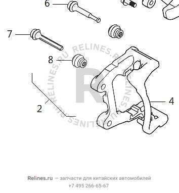 Brake caliper assy,RR LH - 35023***Y00A