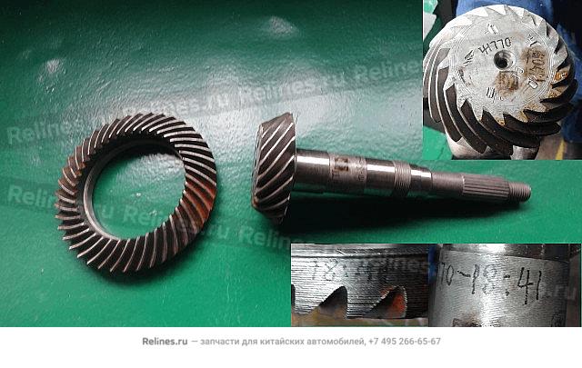 Drive&driven bevel gear assy - 2402***M18