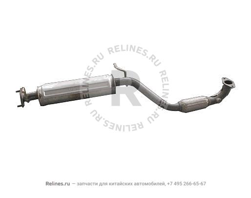 Silencer assy-fr