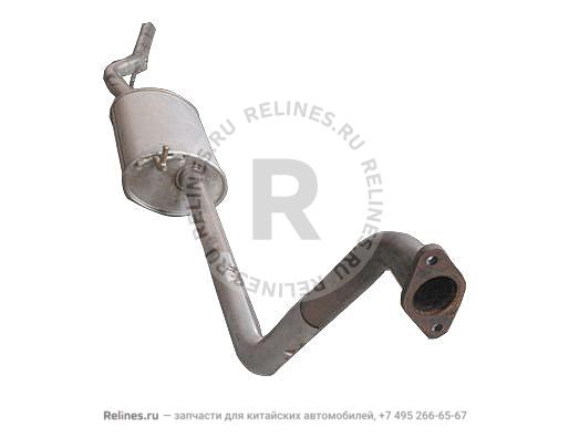 Silencer assy-rr