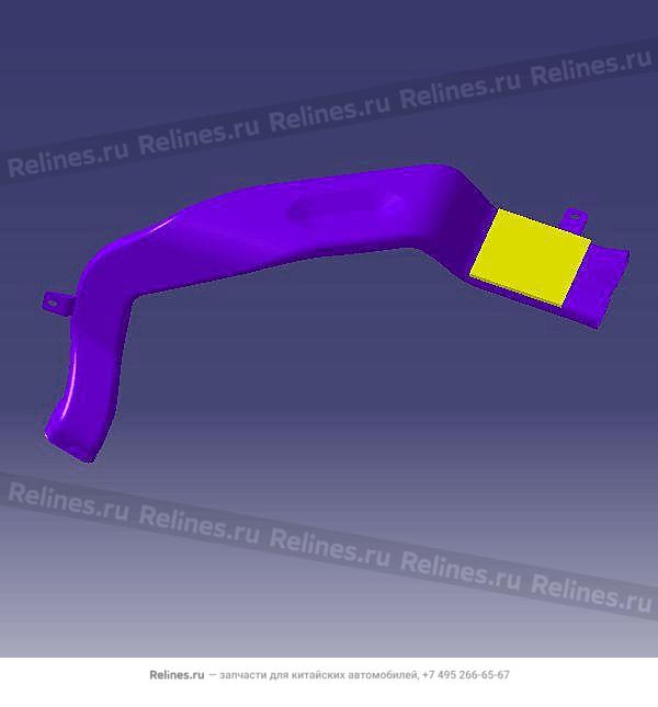 Воздуховод задний нижний левый T15/J68/T18/T19/T1A/T1E/T1D/T1