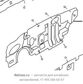 Outer heat insulator-fr Wall - 53102***Z08B