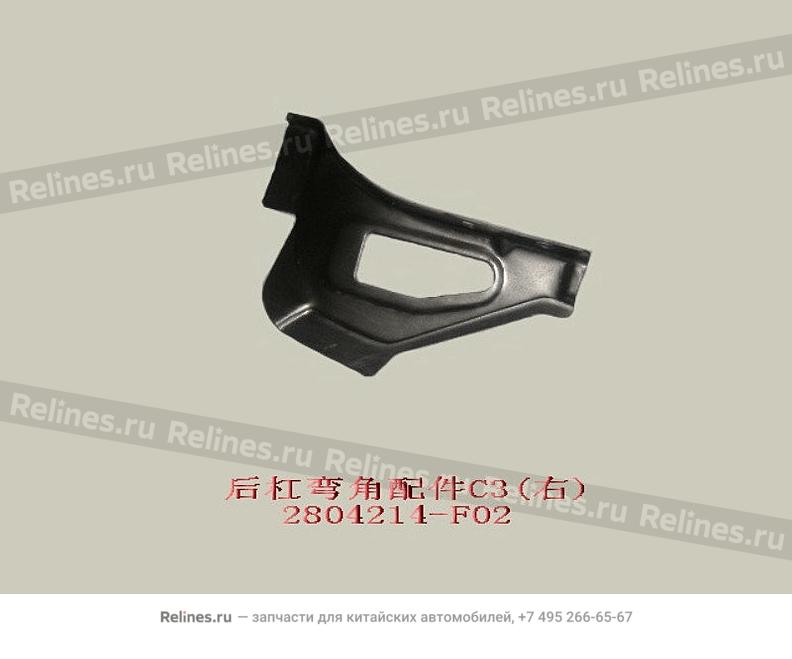 Corner part C3-RR bumper RH - 2804***F02