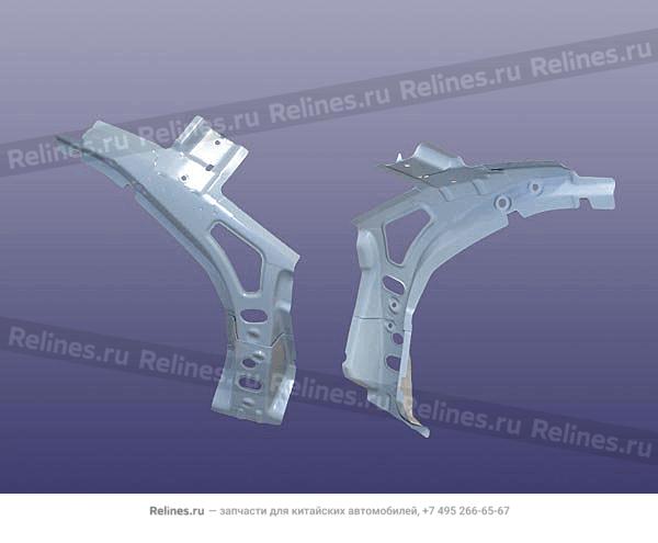 Reinforcement panel-pillar c LH - J52-8***50-DY