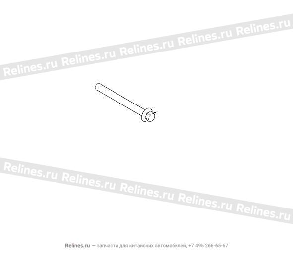 Hex bolt w/flange - Q184***FDE