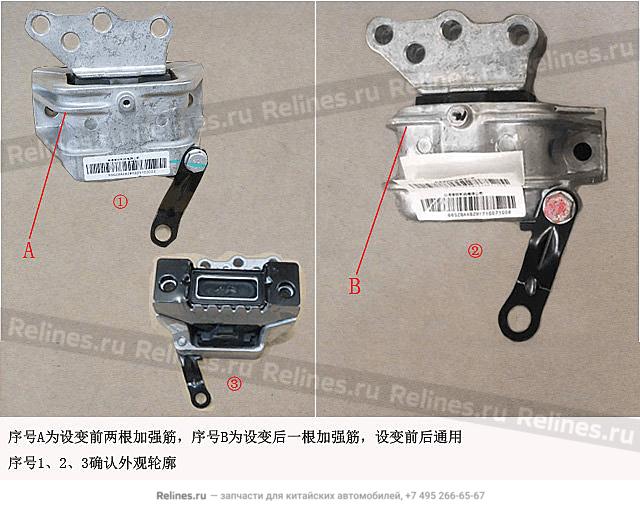 Engine mount assy RH