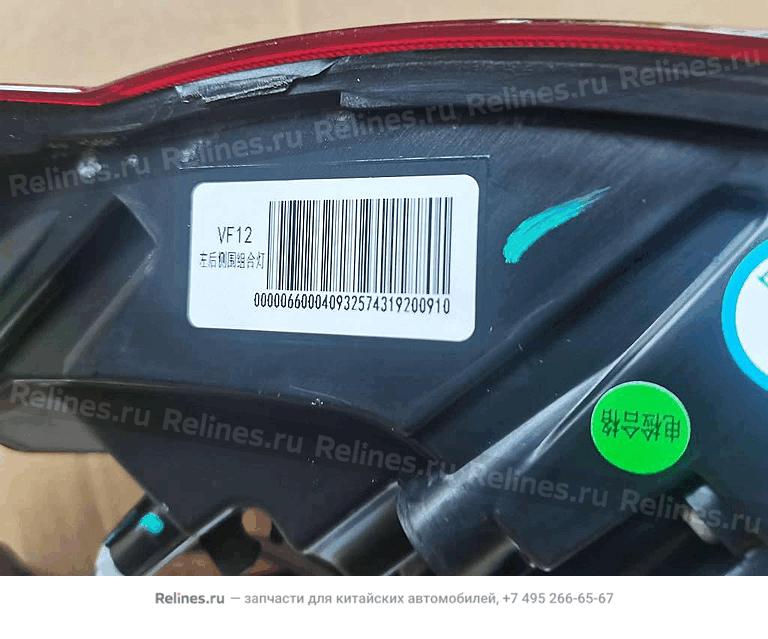 Фонарь задний левый (внешний)