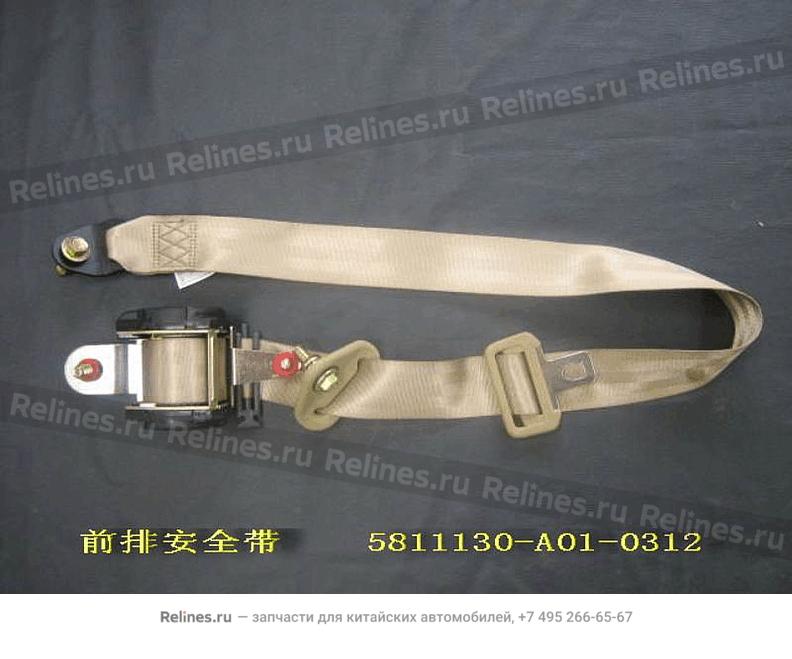 FR seat belt assy