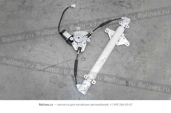 Glass regulator-rr door LH - A21-6***10CA