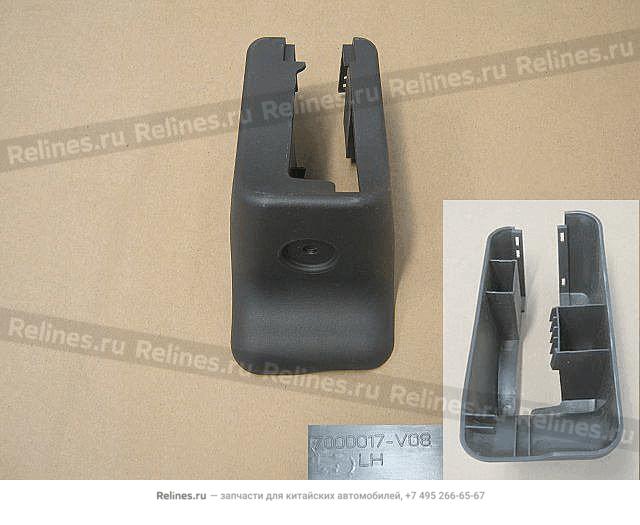 Side cover panel-mid double seat LH - 700001***8-0087