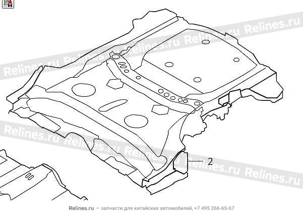 RR floor panel assy - 51012***Z09A