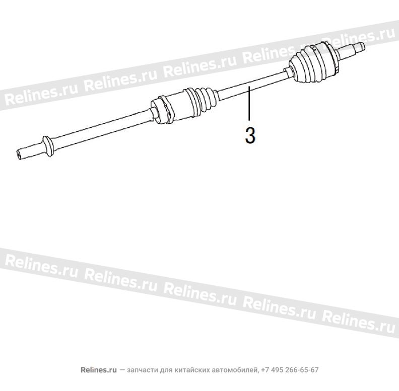 Frdriveaxleassyrh - 23034***Z20B