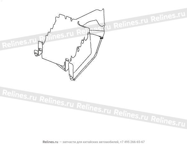 LWR cover assy engine compartment harnes - 40161***W09A